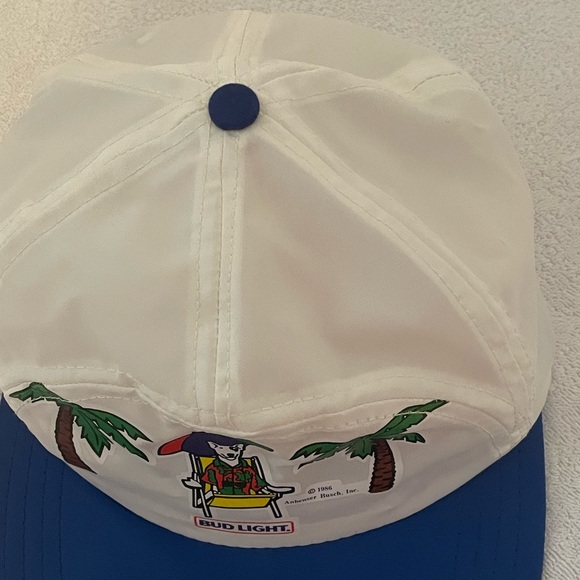 Rare Budweiser Bud Light Vintage 1986 Hat Unworn - Picture 4 of 9
